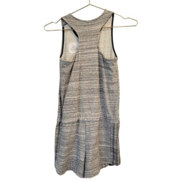 Adidas | Big Girls Transition Jersey Romper Jumper Heathered Gray - Picture 2 of 9